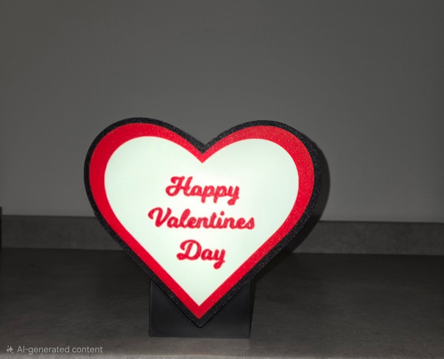 Heart Shaped Light Box