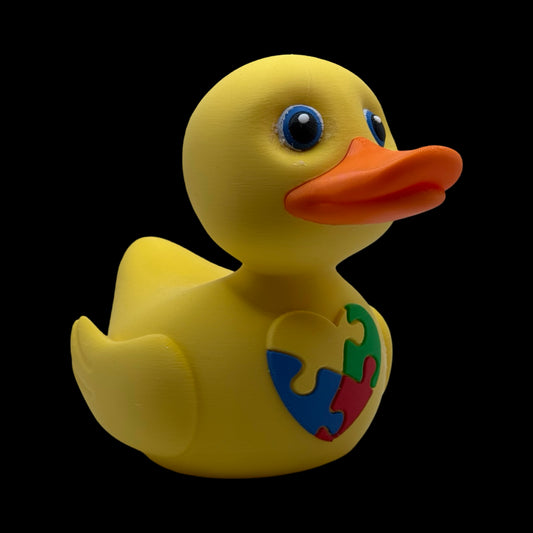 Autism Awareness Jeep Duck – 3D Printed with PLA