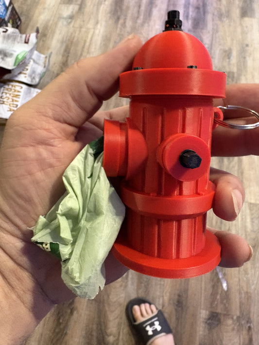 Fire Hydrant Dog Poop Bag Holder